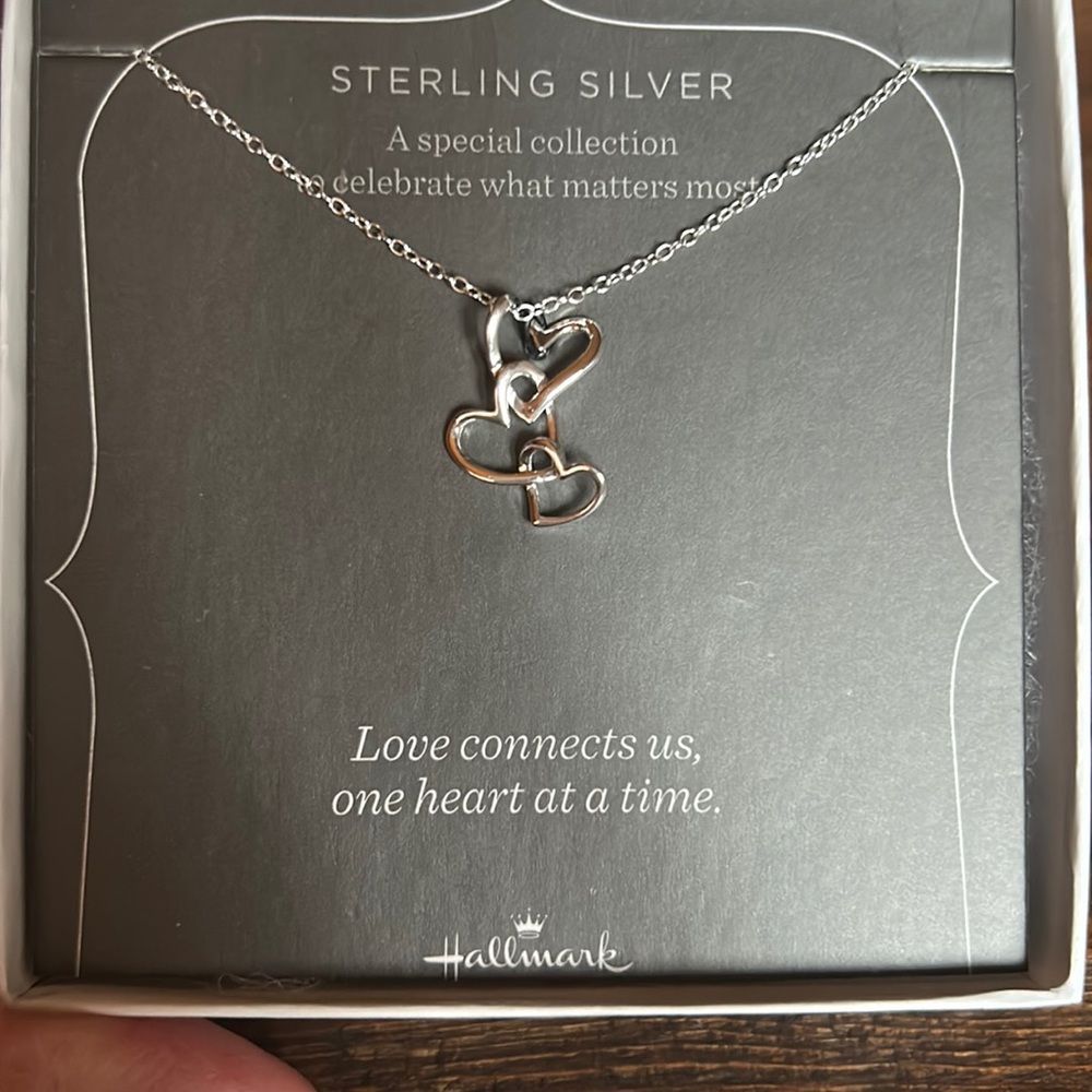 Hallmark heart necklace.  Brand new